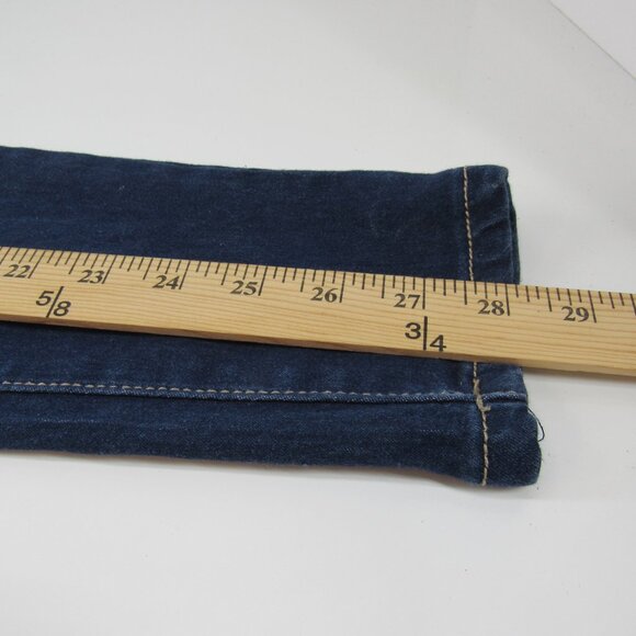 T&Y Fashion Women's Stretch Skinny Ankle Blue Jeans 4 Button Fancy Pockets 15/16 - Picture 8 of 10